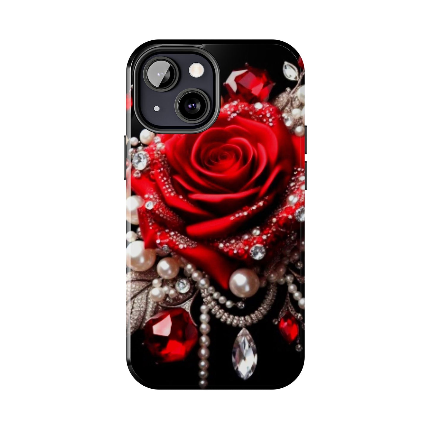 Diamonds, Pearls & Roses - Phone Case