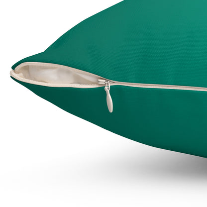 Green Diamond Accent Pillow