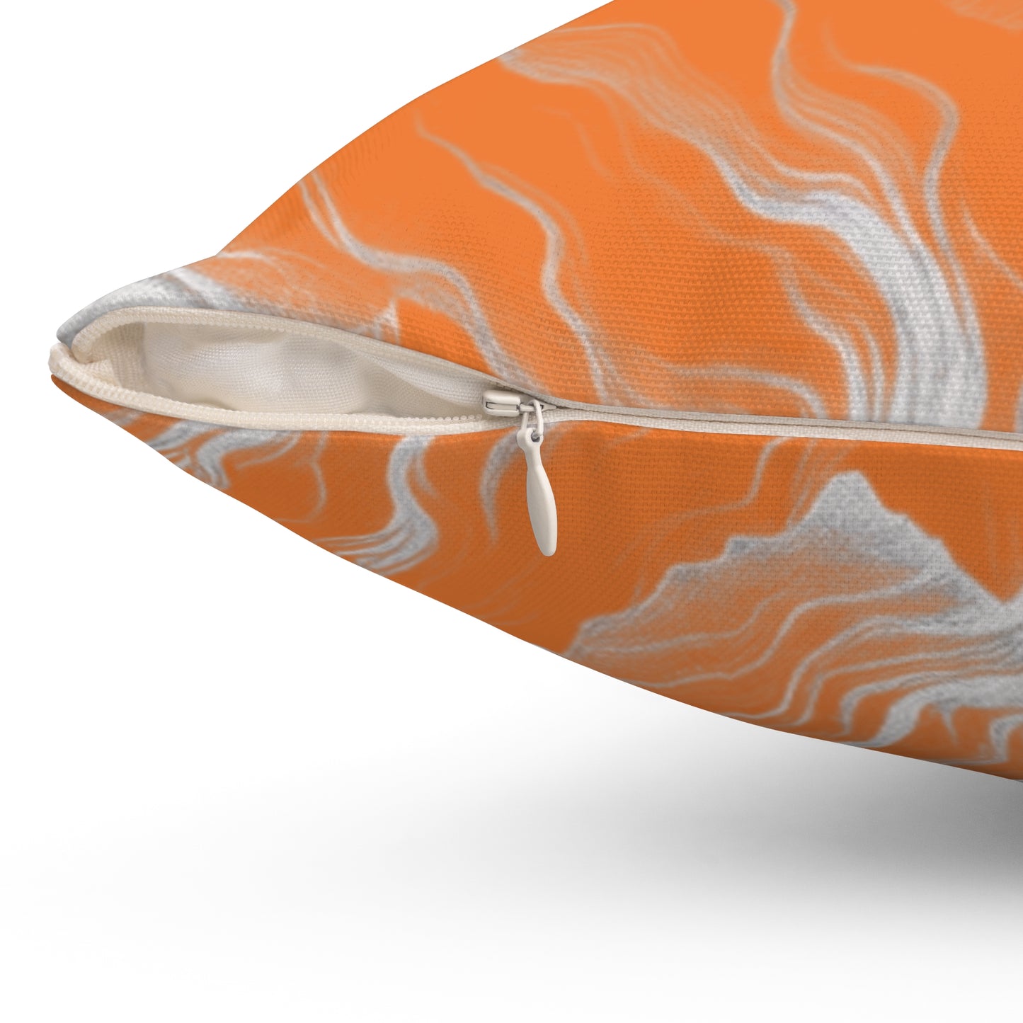 Tangerine Throw Pillow