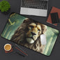 Desk Mat - Lion in the Forest
