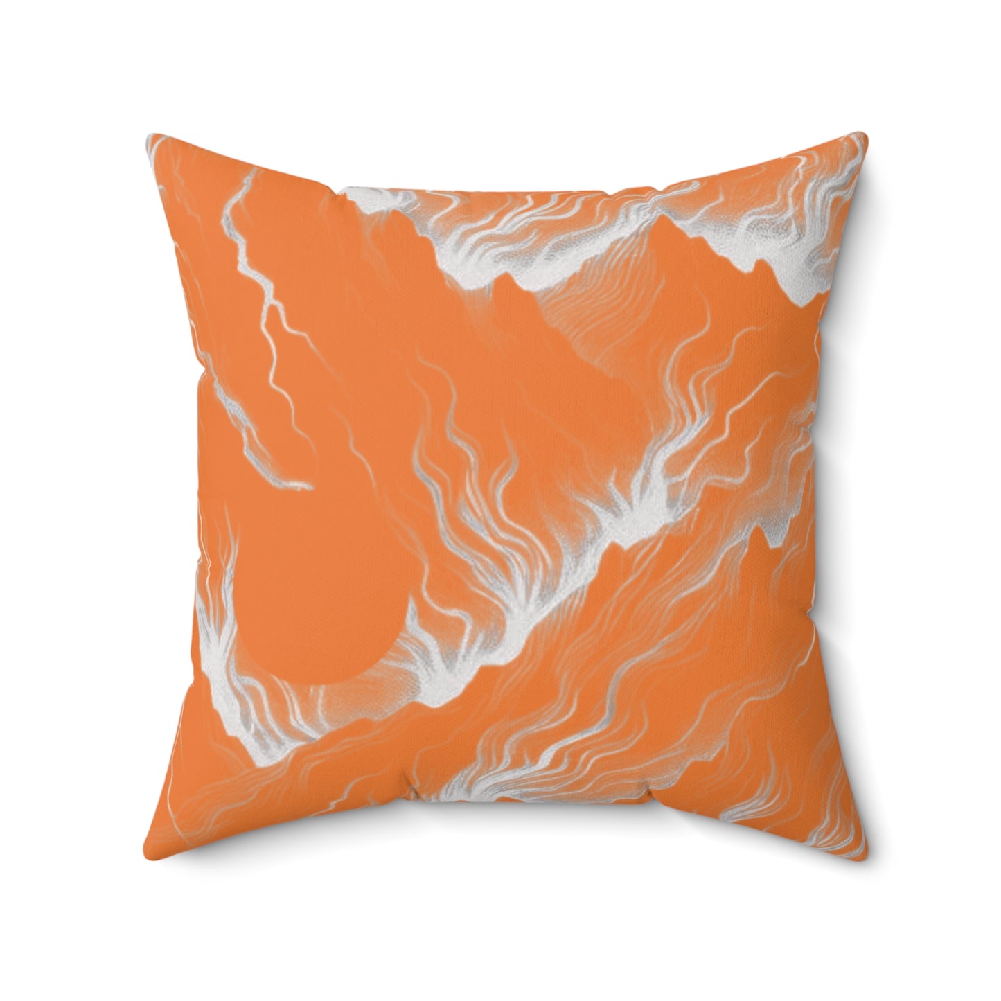 Tangerine Throw Pillow