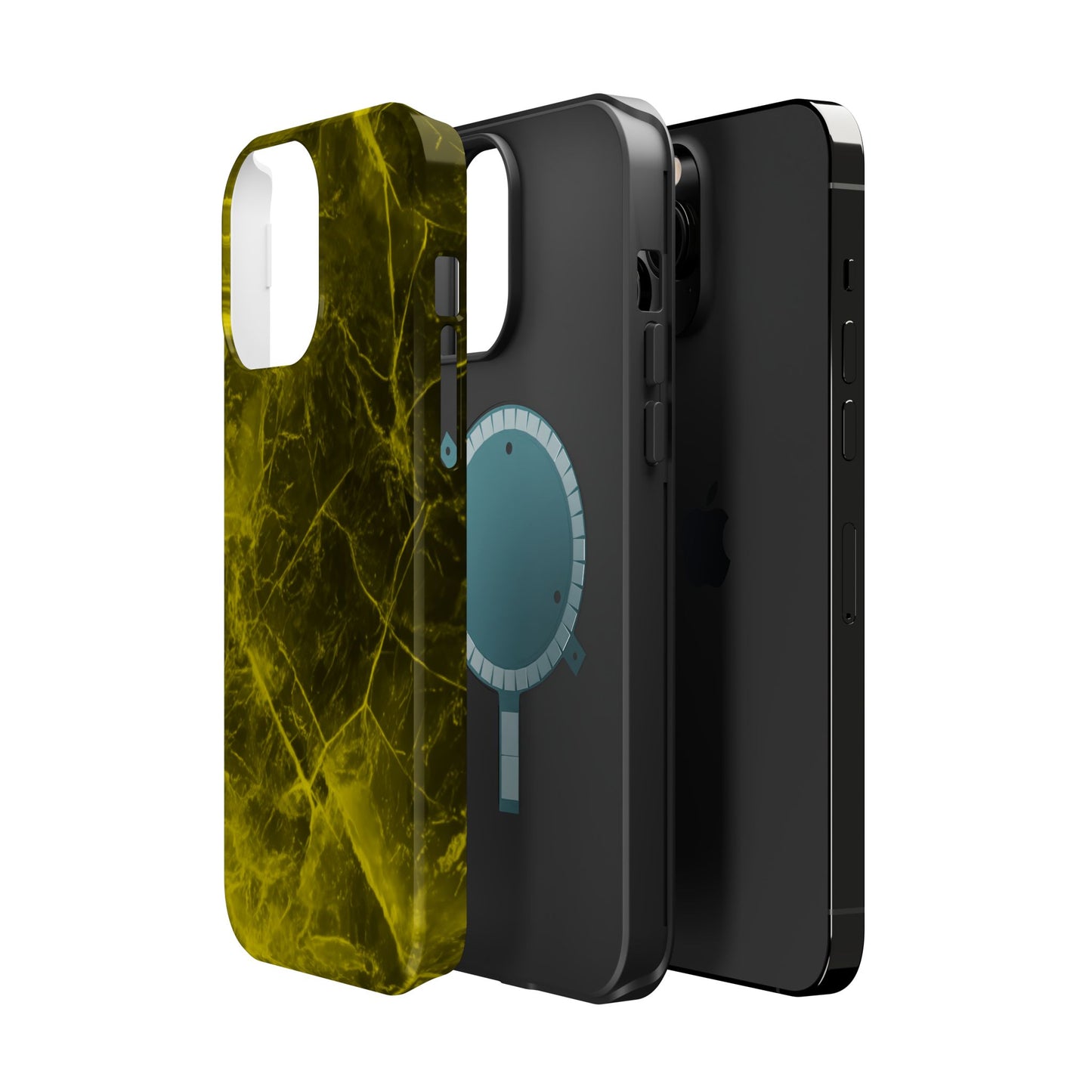 Marble Magnetic Tough Case for iPhone - Stylish Protection