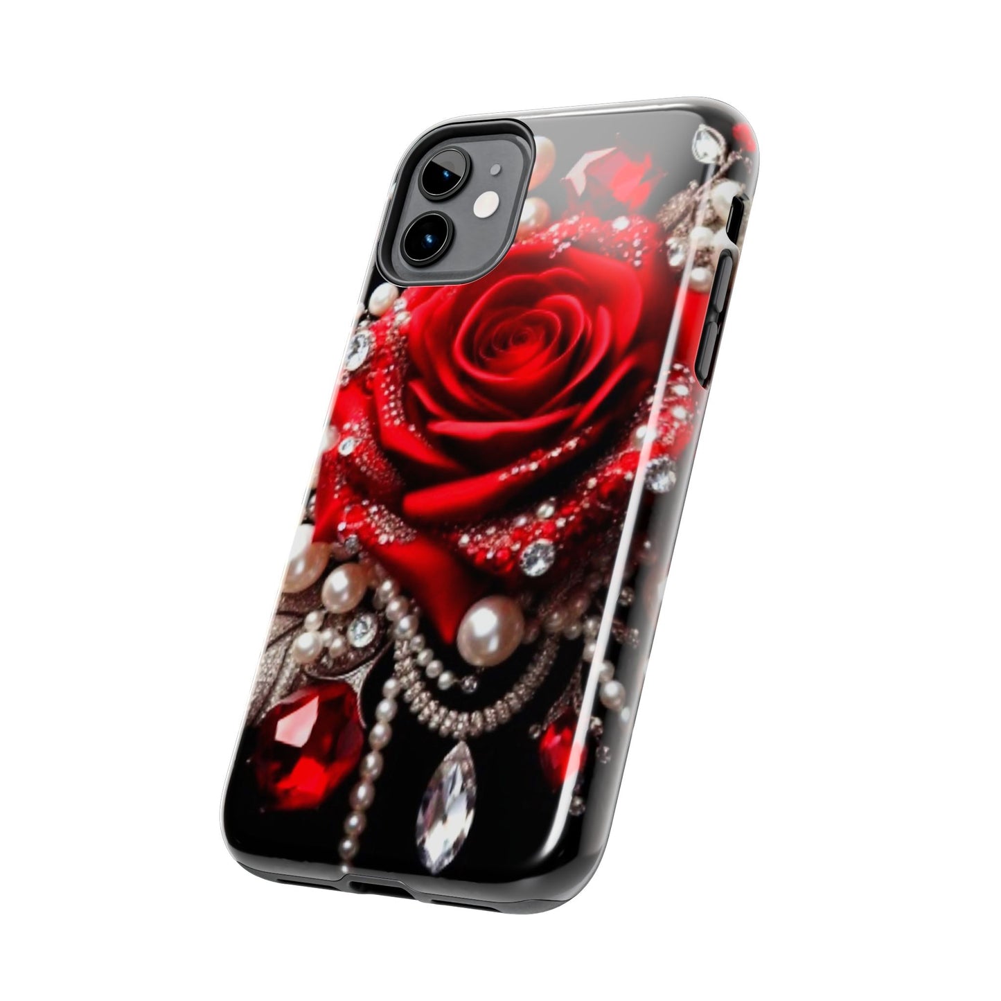 Diamonds, Pearls & Roses - Phone Case