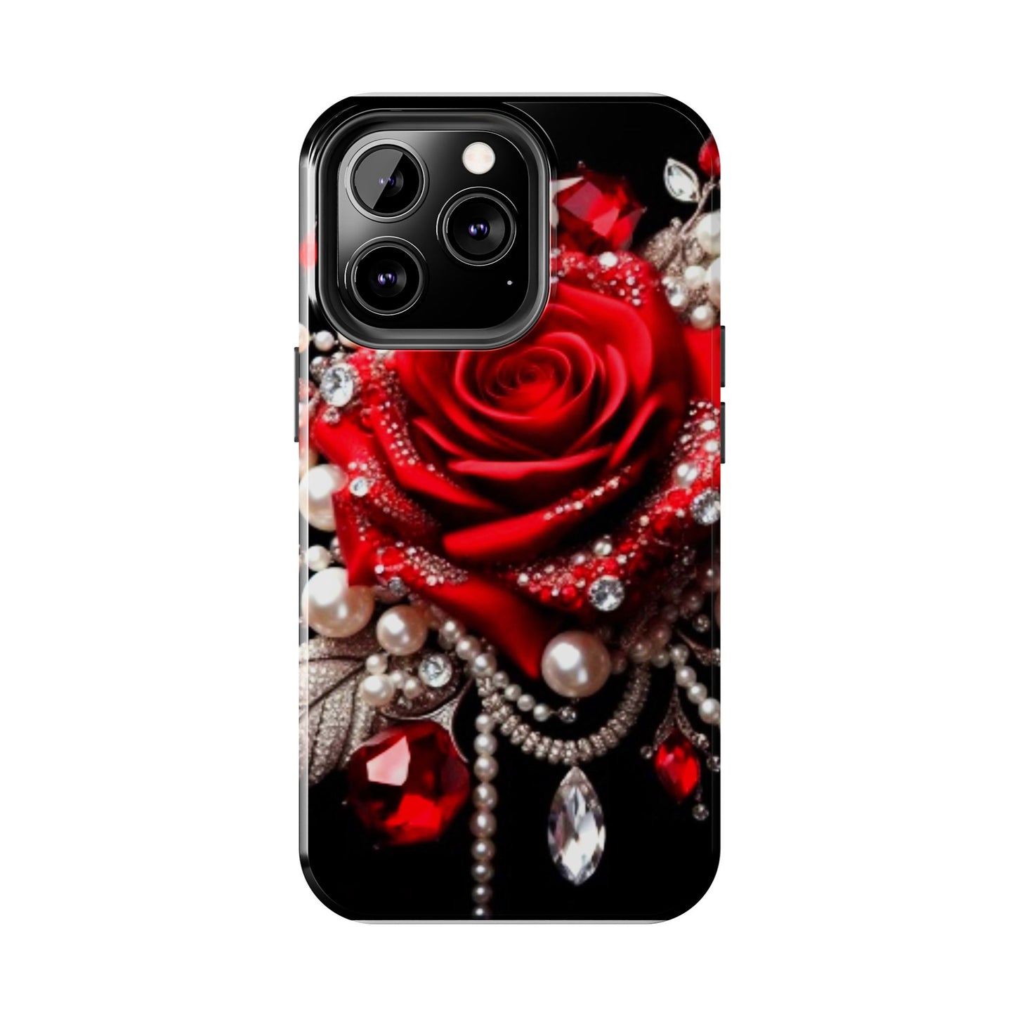 Diamonds, Pearls & Roses - Phone Case