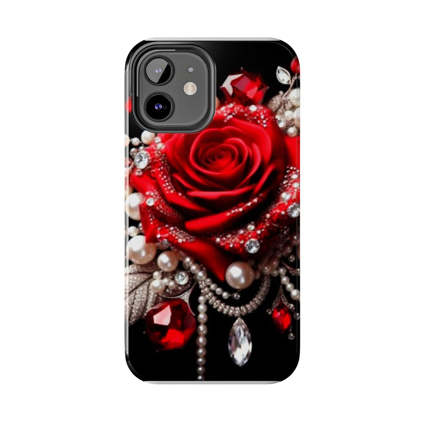 Diamonds, Pearls & Roses - Phone Case