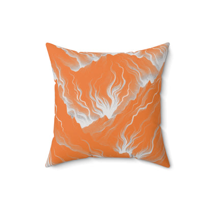 Tangerine Throw Pillow