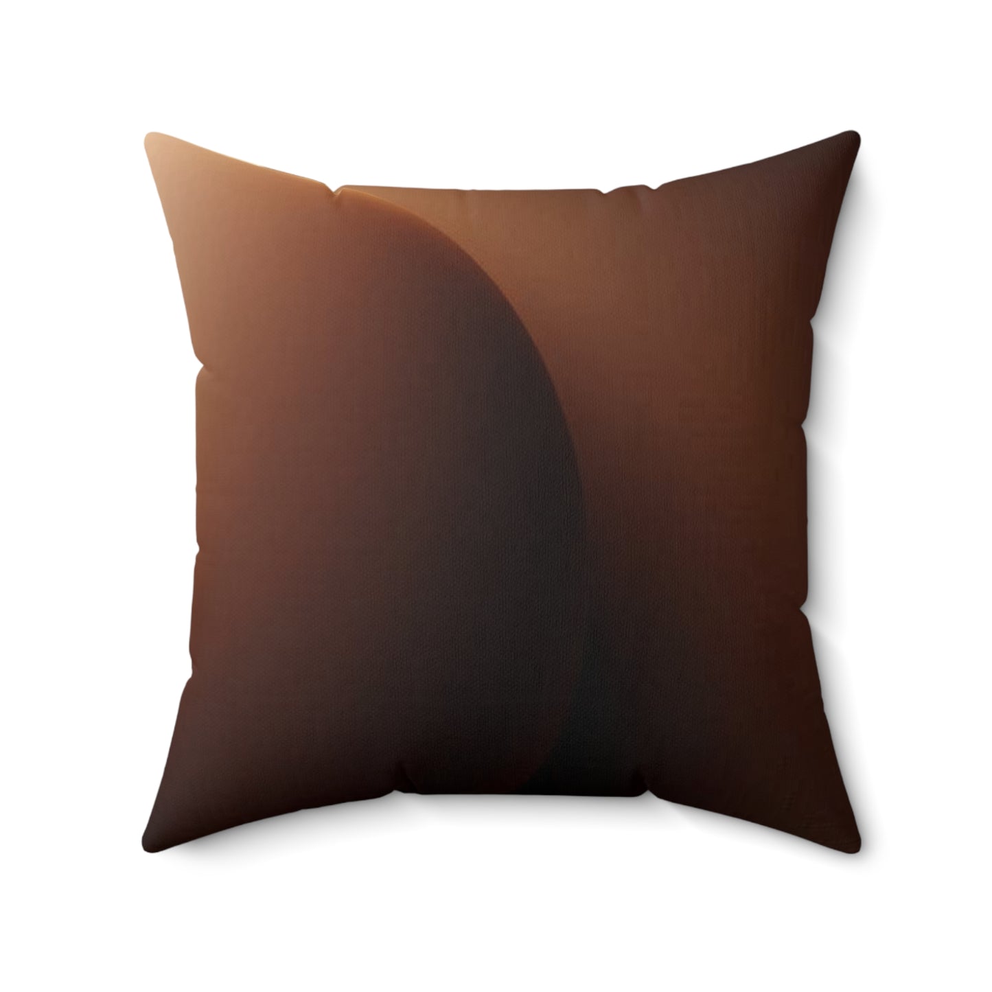 Modern Brown Throw Pillow