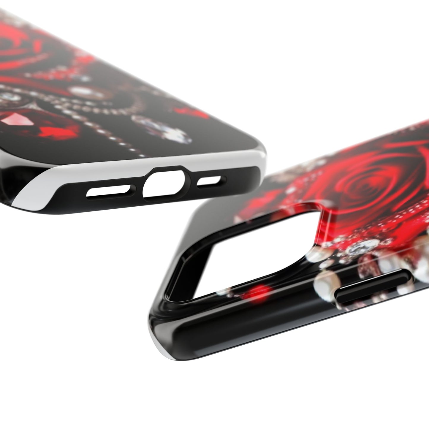 Diamonds, Pearls & Roses - Phone Case