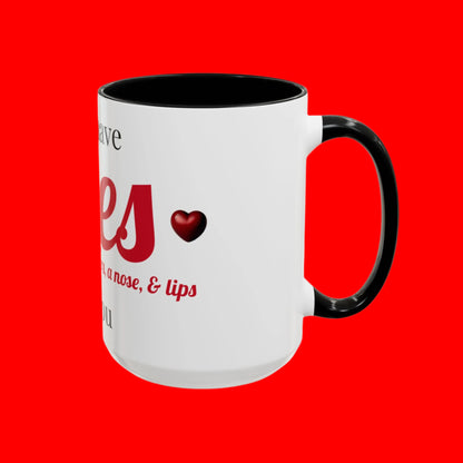 Romantic Accent Mug 'I Only Have Eyes for You'