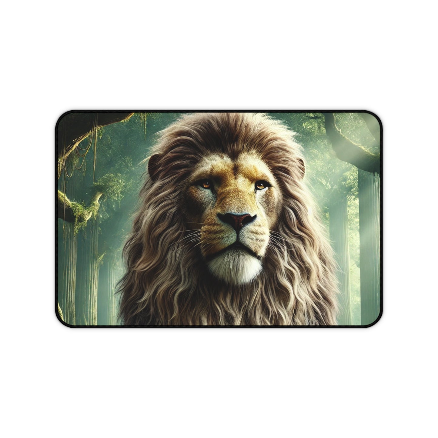 Desk Mat - Lion in the Forest