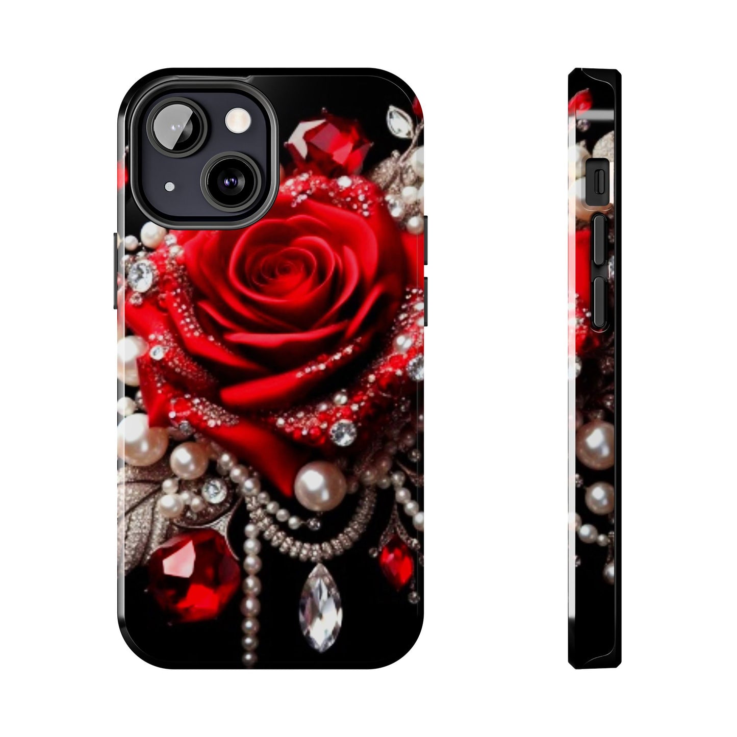 Diamonds, Pearls & Roses - Phone Case