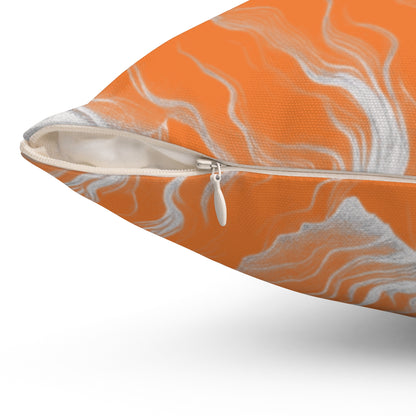 Tangerine Throw Pillow
