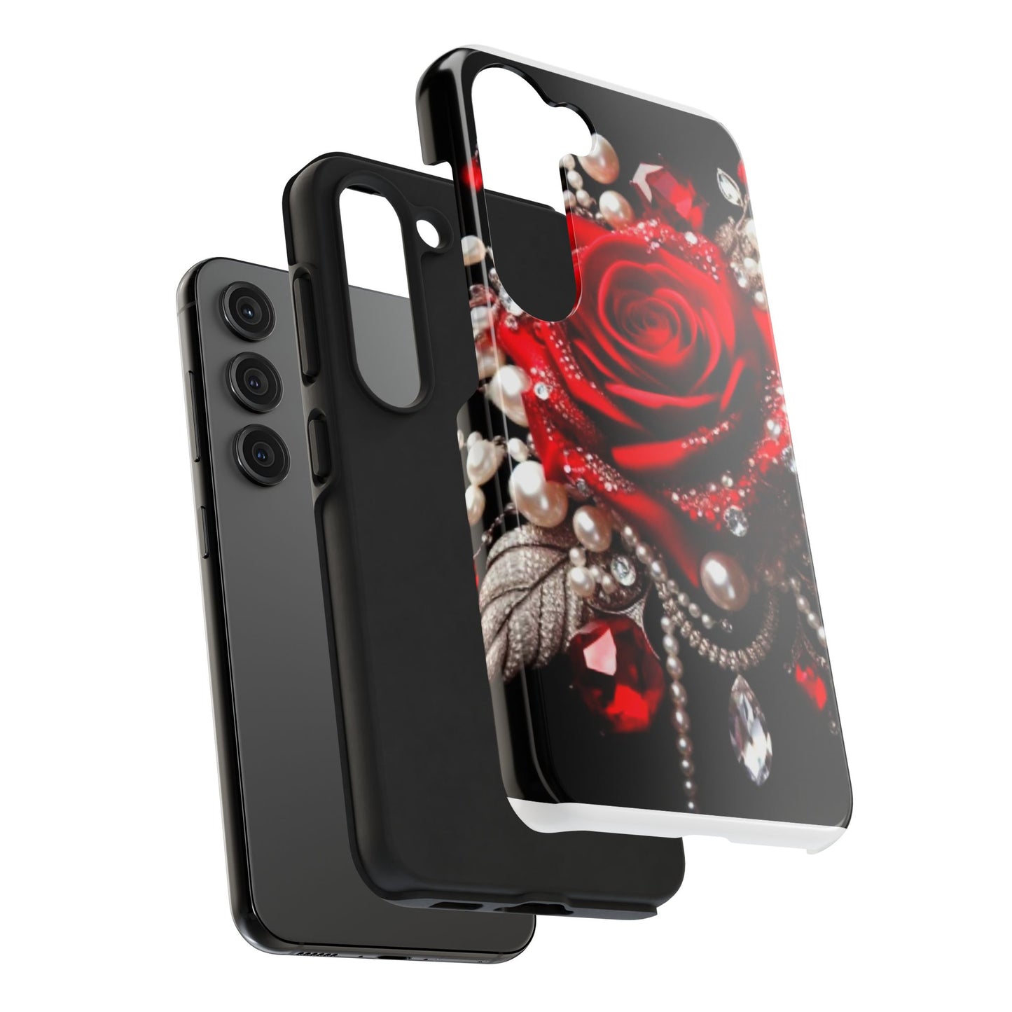 Diamonds, Pearls & Roses - Phone Case