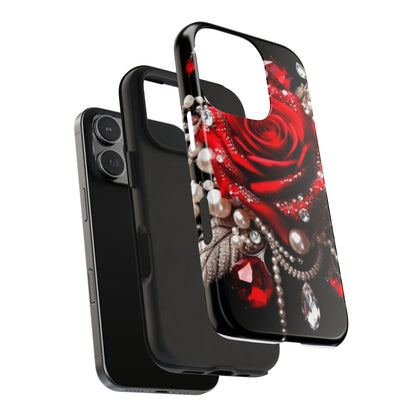Diamonds, Pearls & Roses - Phone Case