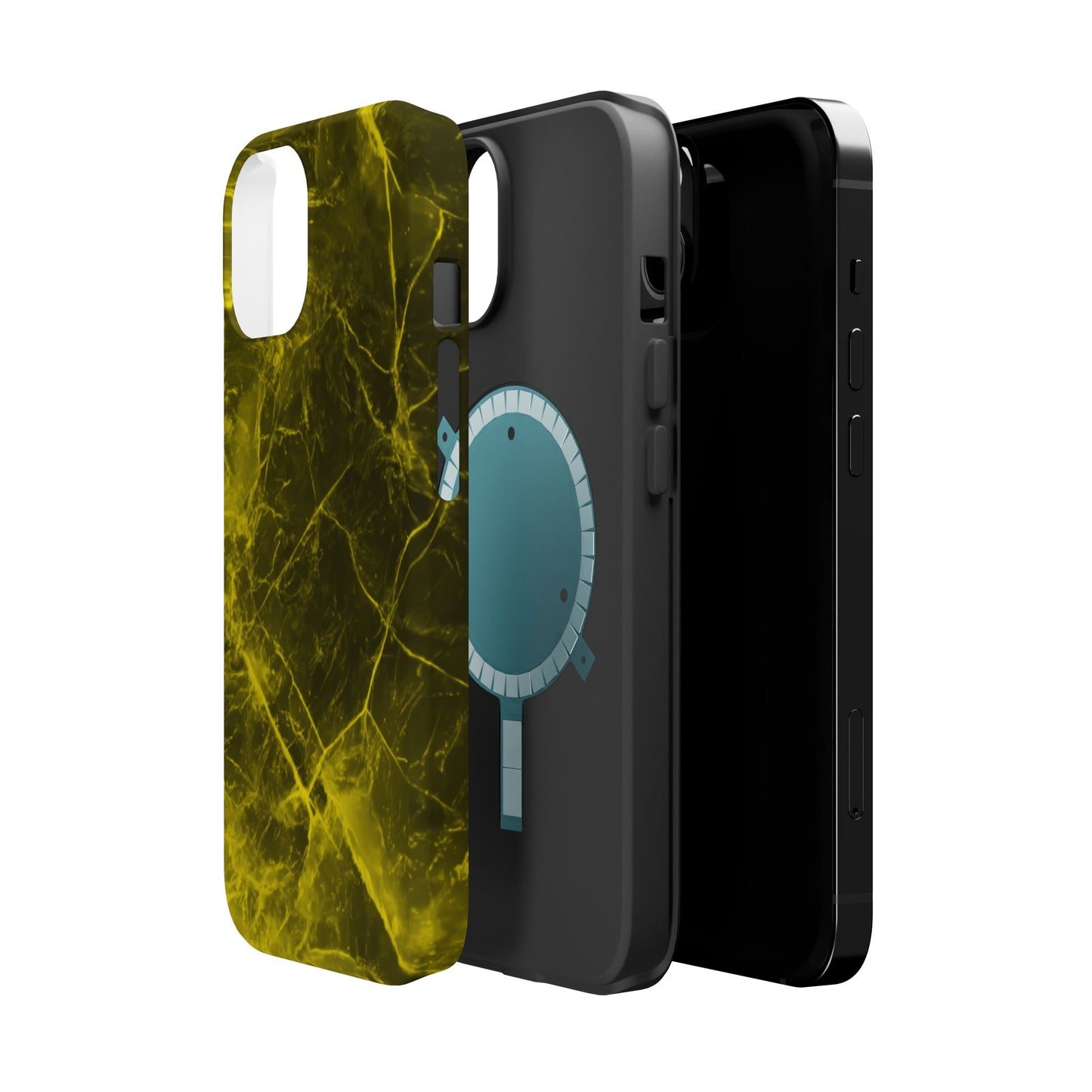 Marble Magnetic Tough Case for iPhone - Stylish Protection