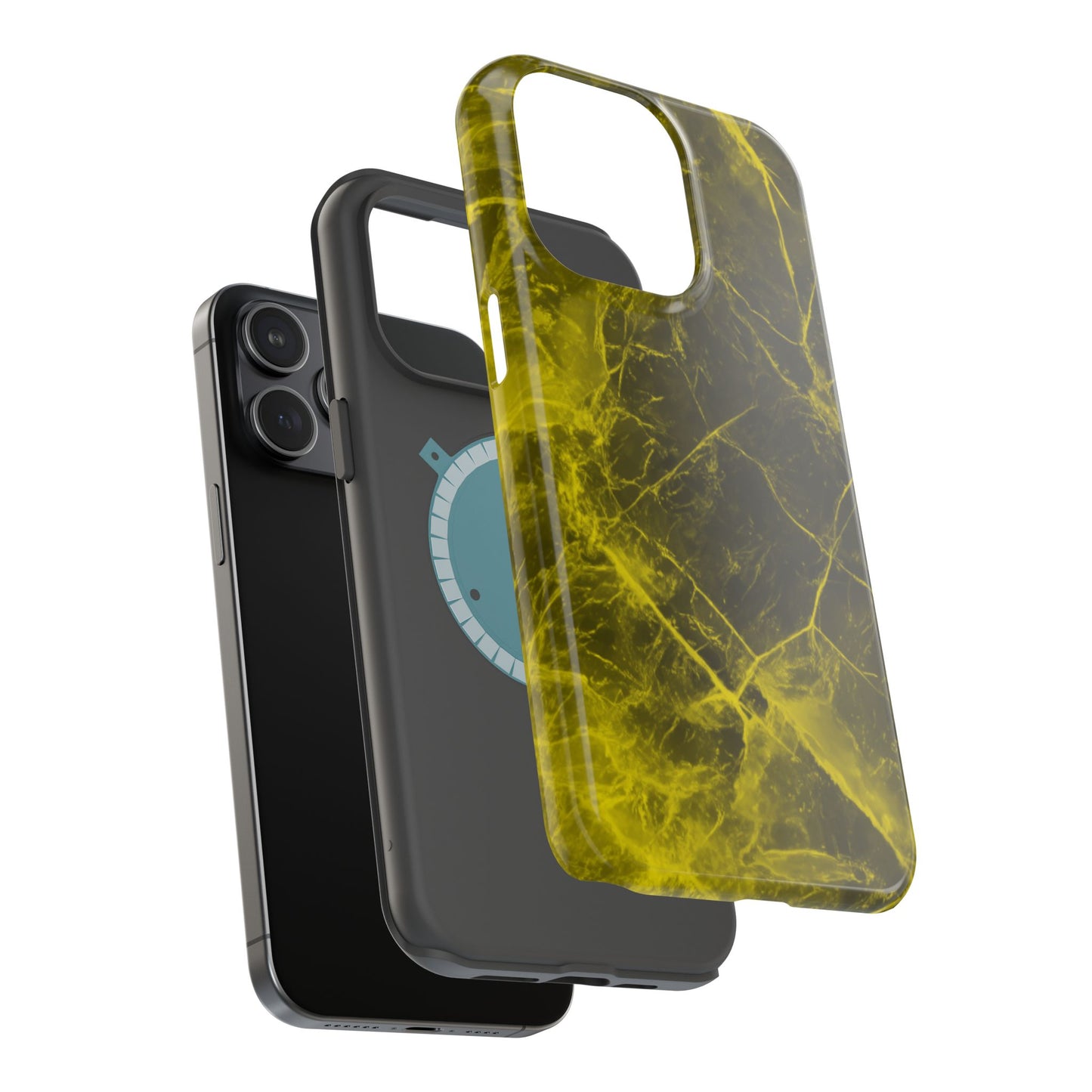 Marble Magnetic Tough Case for iPhone - Stylish Protection