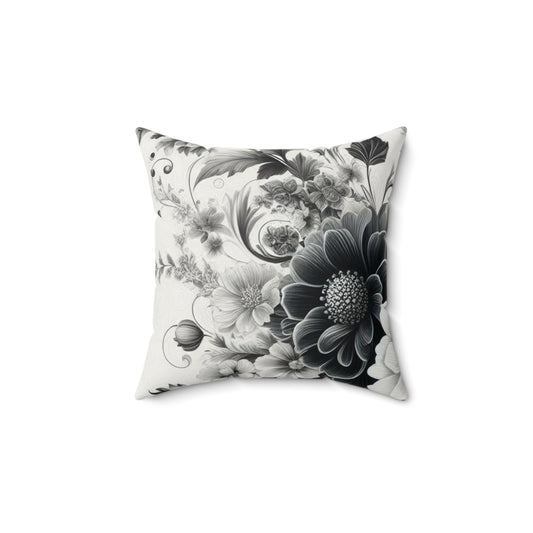 Botanical Elegance Throw Pillow
