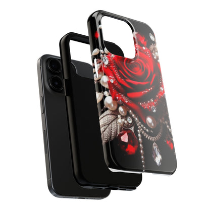 Diamonds, Pearls & Roses - Phone Case