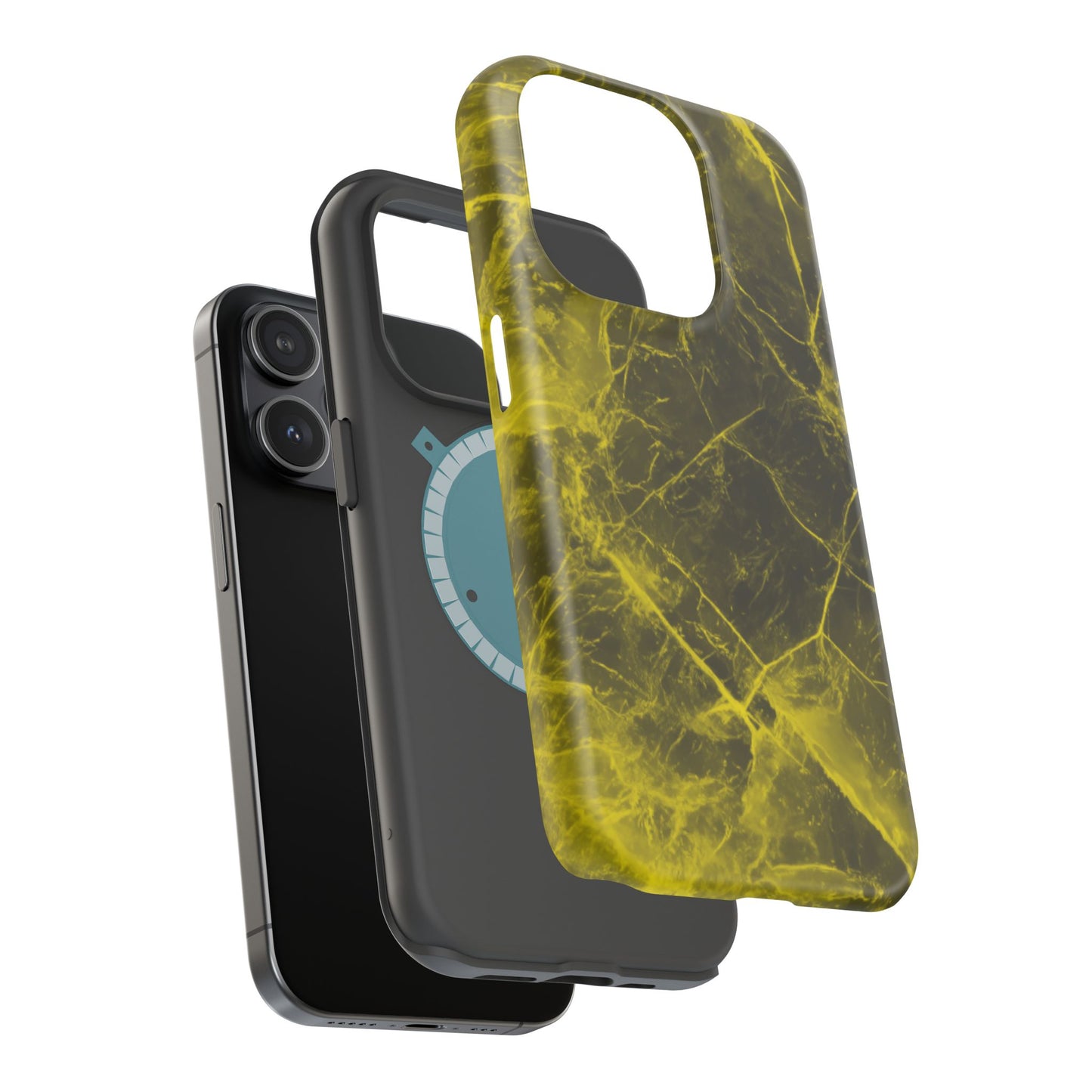 Marble Magnetic Tough Case for iPhone - Stylish Protection