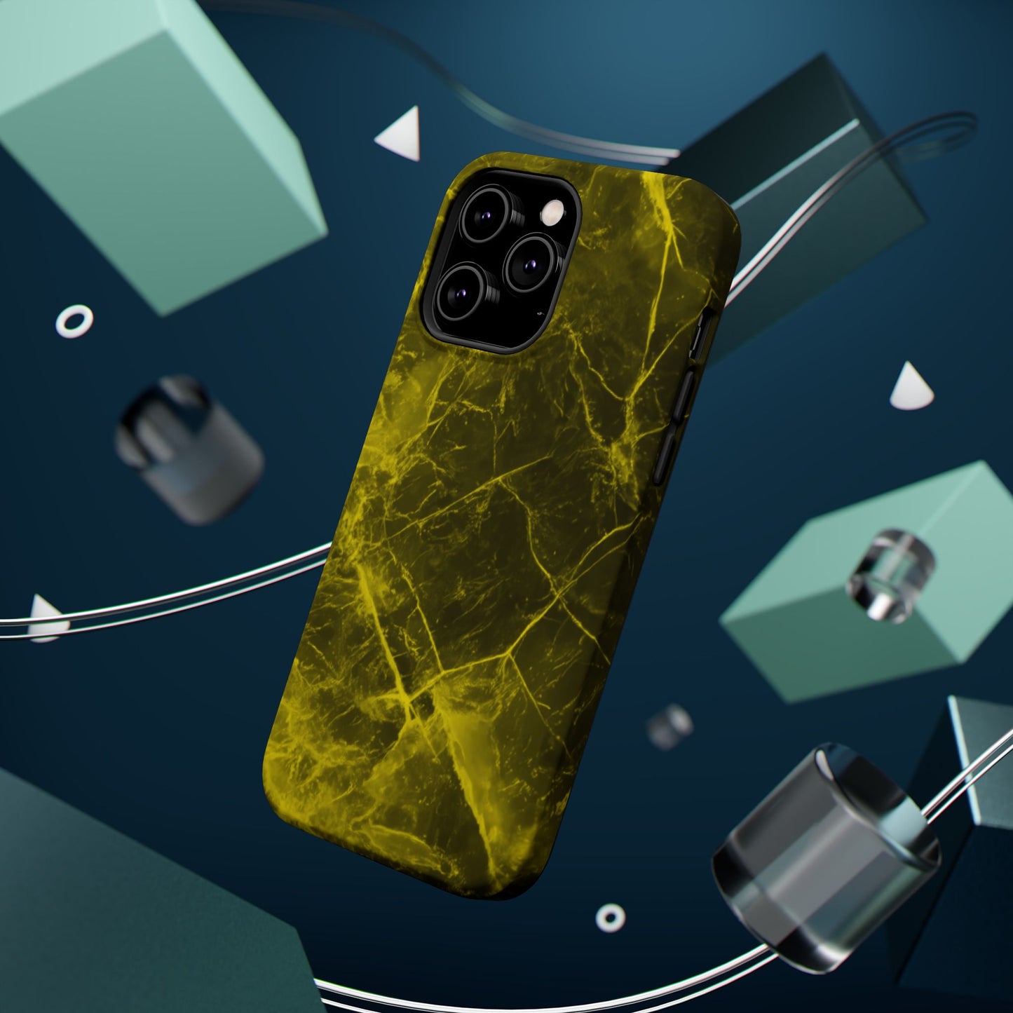 Marble Magnetic Tough Case for iPhone - Stylish Protection