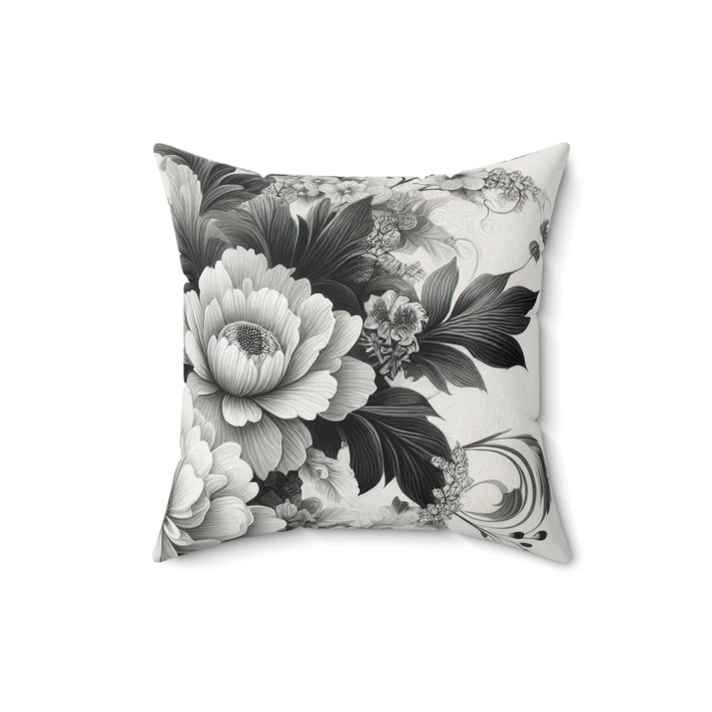 Botanical Elegance Throw Pillow