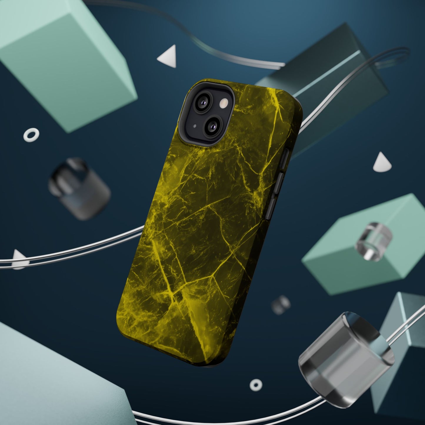 Marble Magnetic Tough Case for iPhone - Stylish Protection