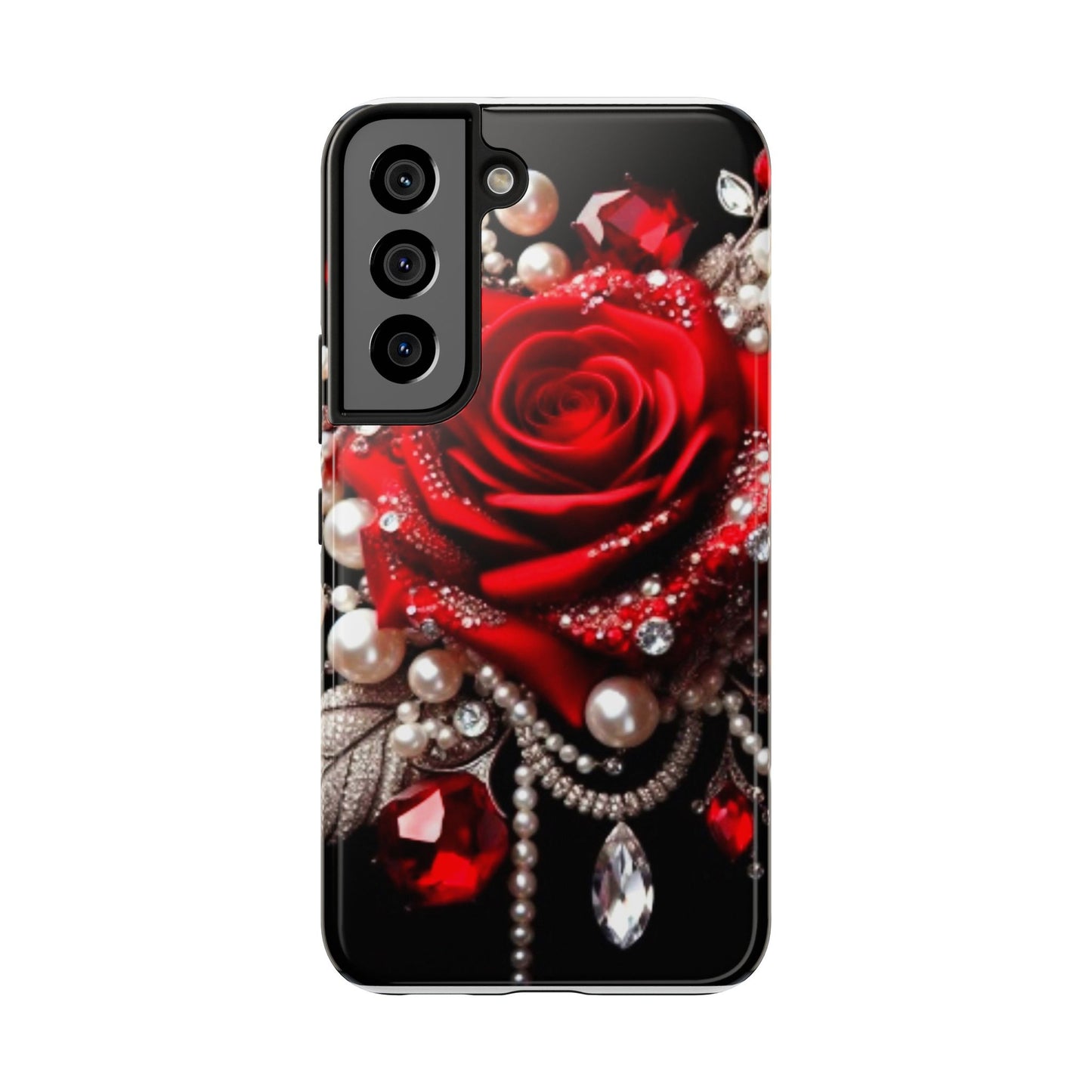 Diamonds, Pearls & Roses - Phone Case