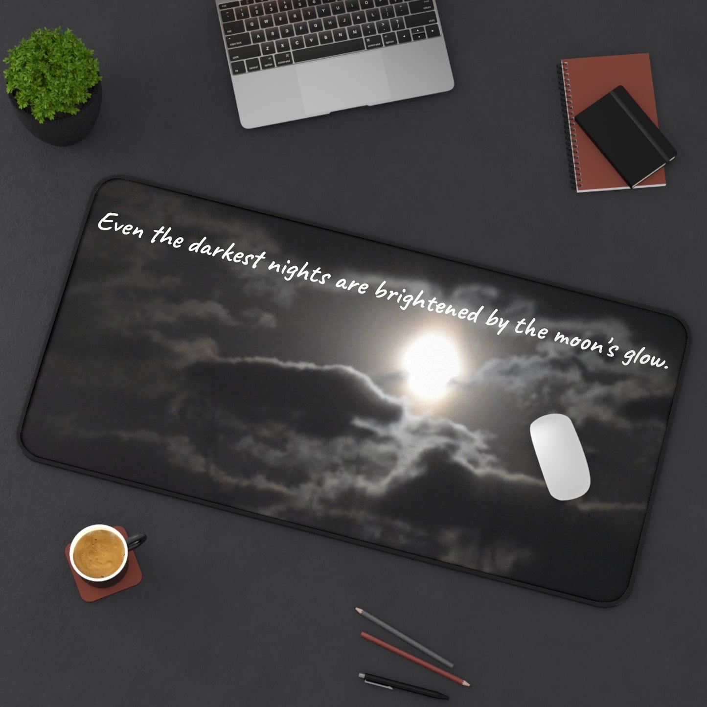 Desk Mat - Night Moon