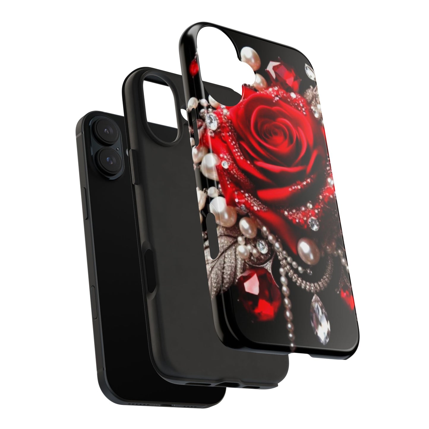 Diamonds, Pearls & Roses - Phone Case