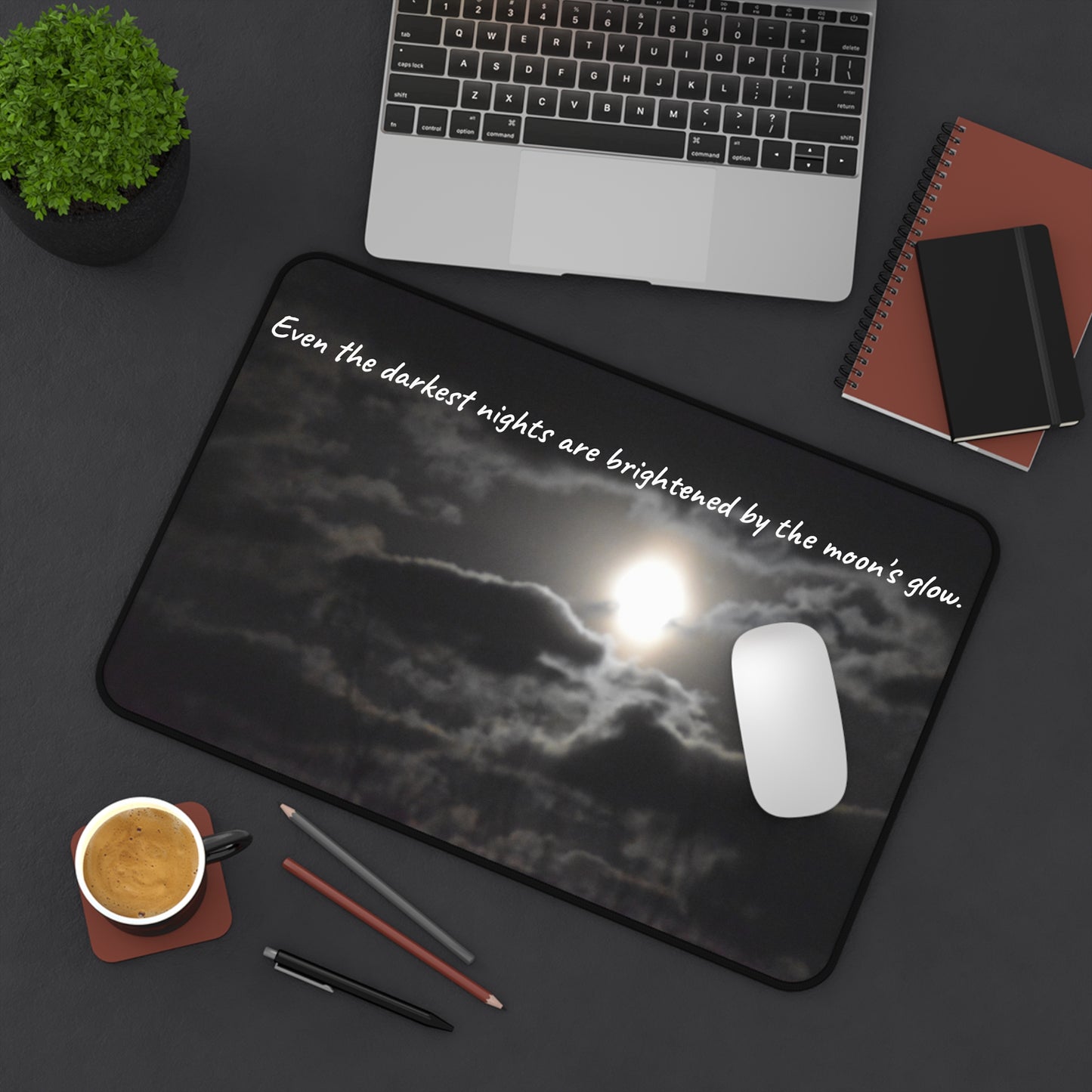 Desk Mat - Night Moon