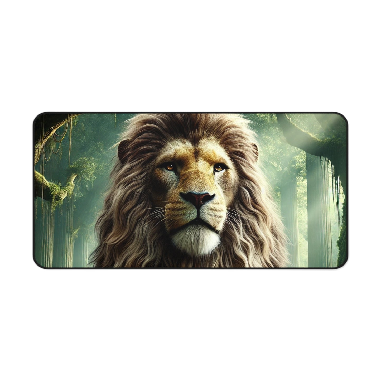 Desk Mat - Lion in the Forest