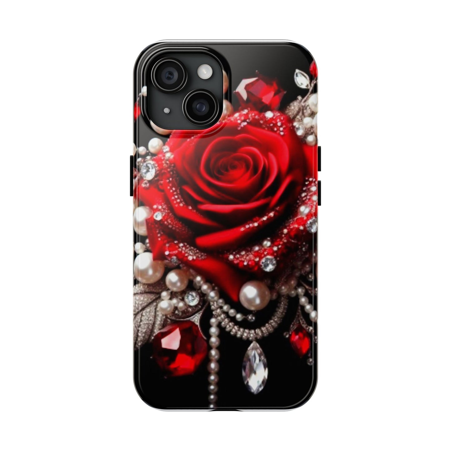 Diamonds, Pearls & Roses - Phone Case