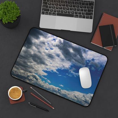 Desk Mat - Blue Sky with Clouds