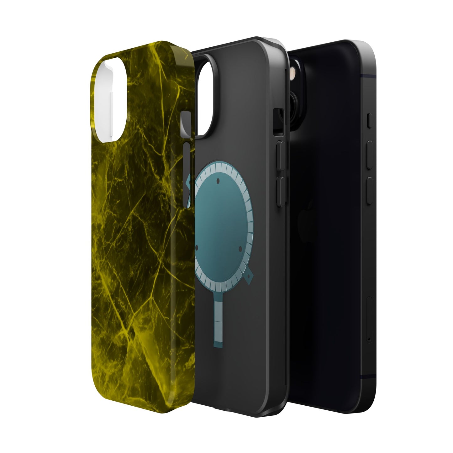 Marble Magnetic Tough Case for iPhone - Stylish Protection