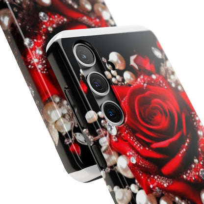 Diamonds, Pearls & Roses - Phone Case