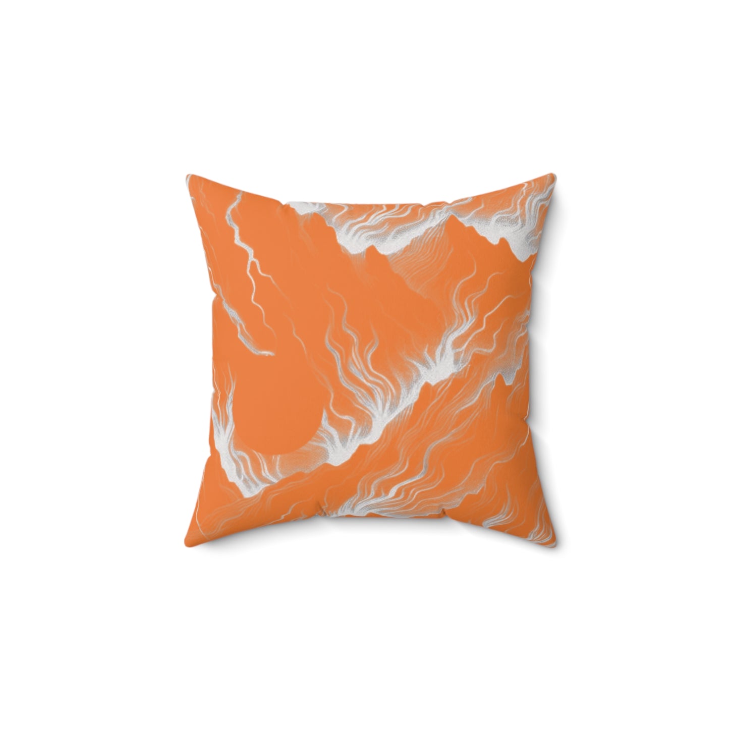Tangerine Throw Pillow