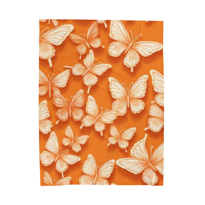 Monarch's Embrace Throw Blanket