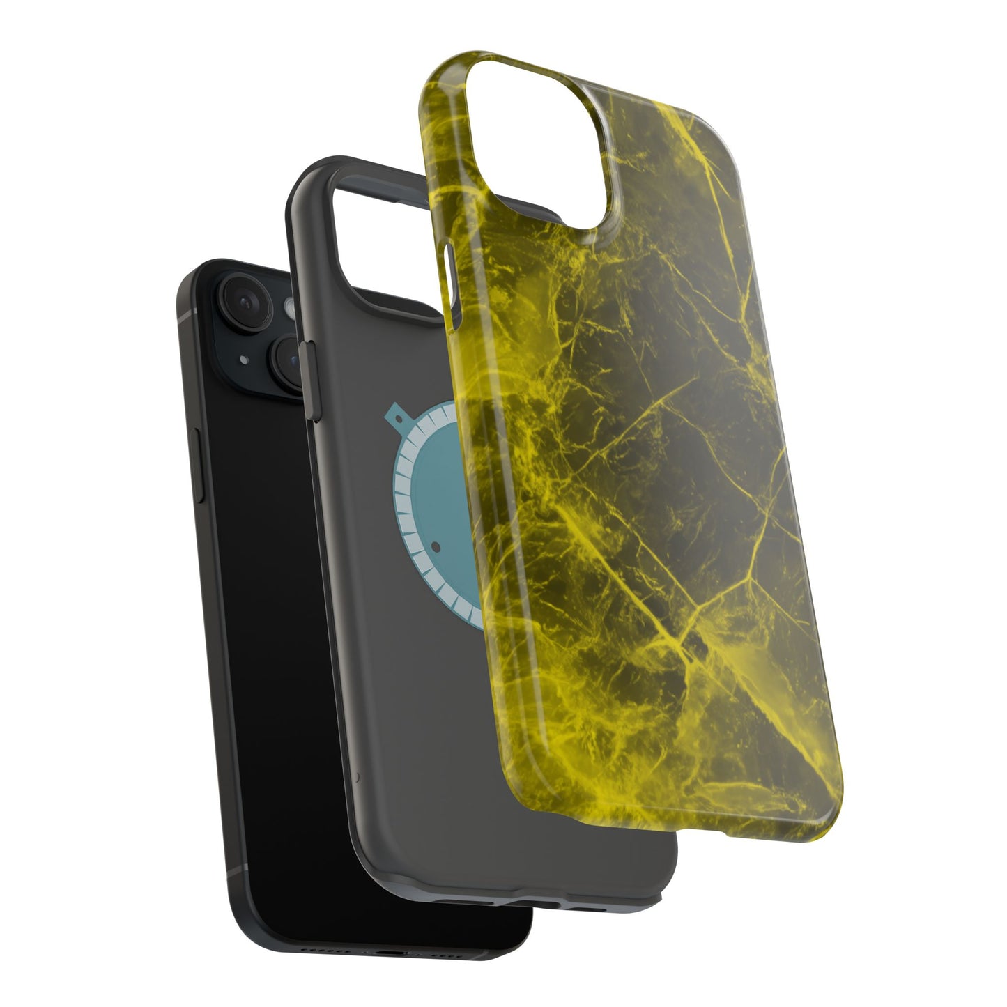 Marble Magnetic Tough Case for iPhone - Stylish Protection