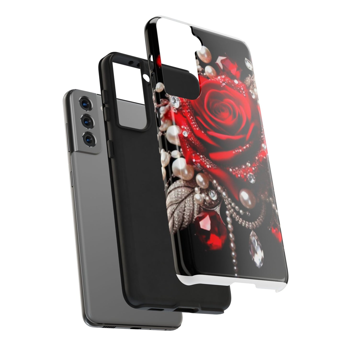 Diamonds, Pearls & Roses - Phone Case