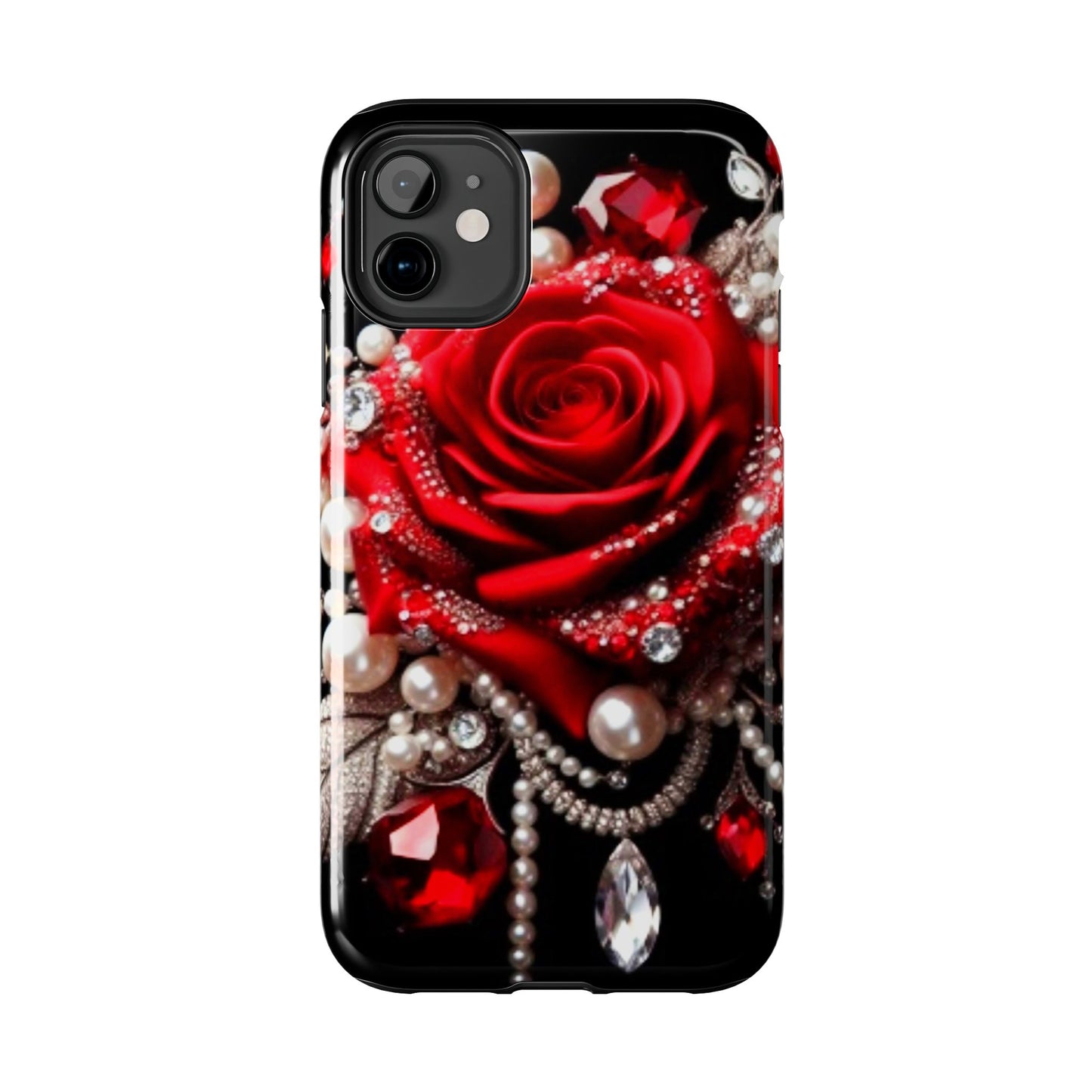 Diamonds, Pearls & Roses - Phone Case