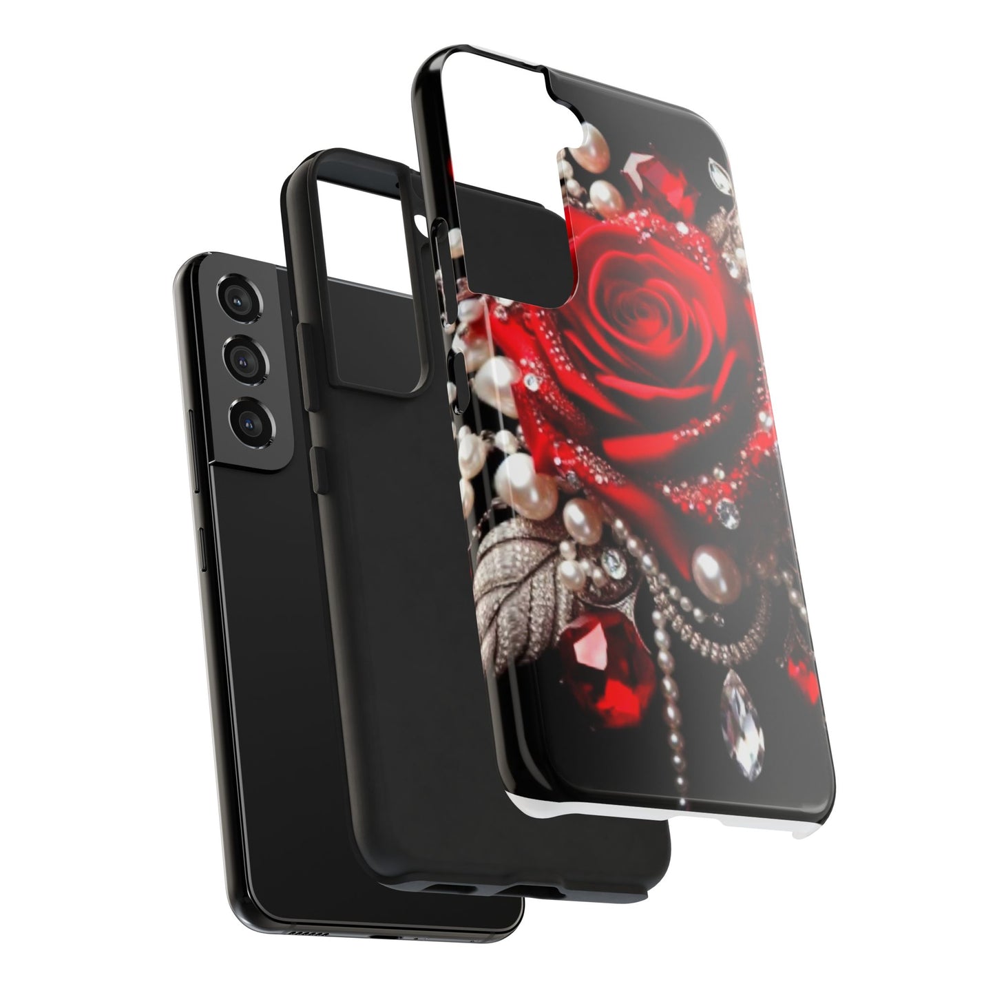 Diamonds, Pearls & Roses - Phone Case