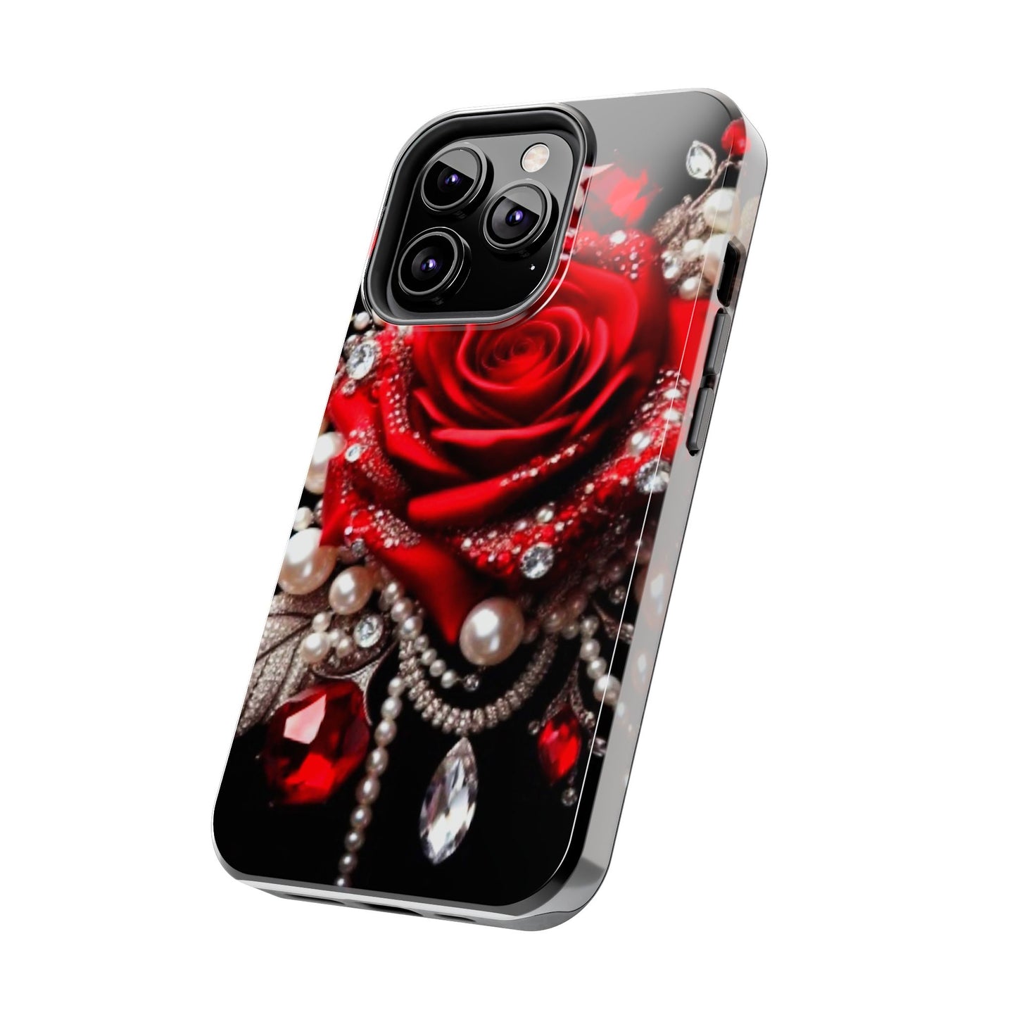 Diamonds, Pearls & Roses - Phone Case