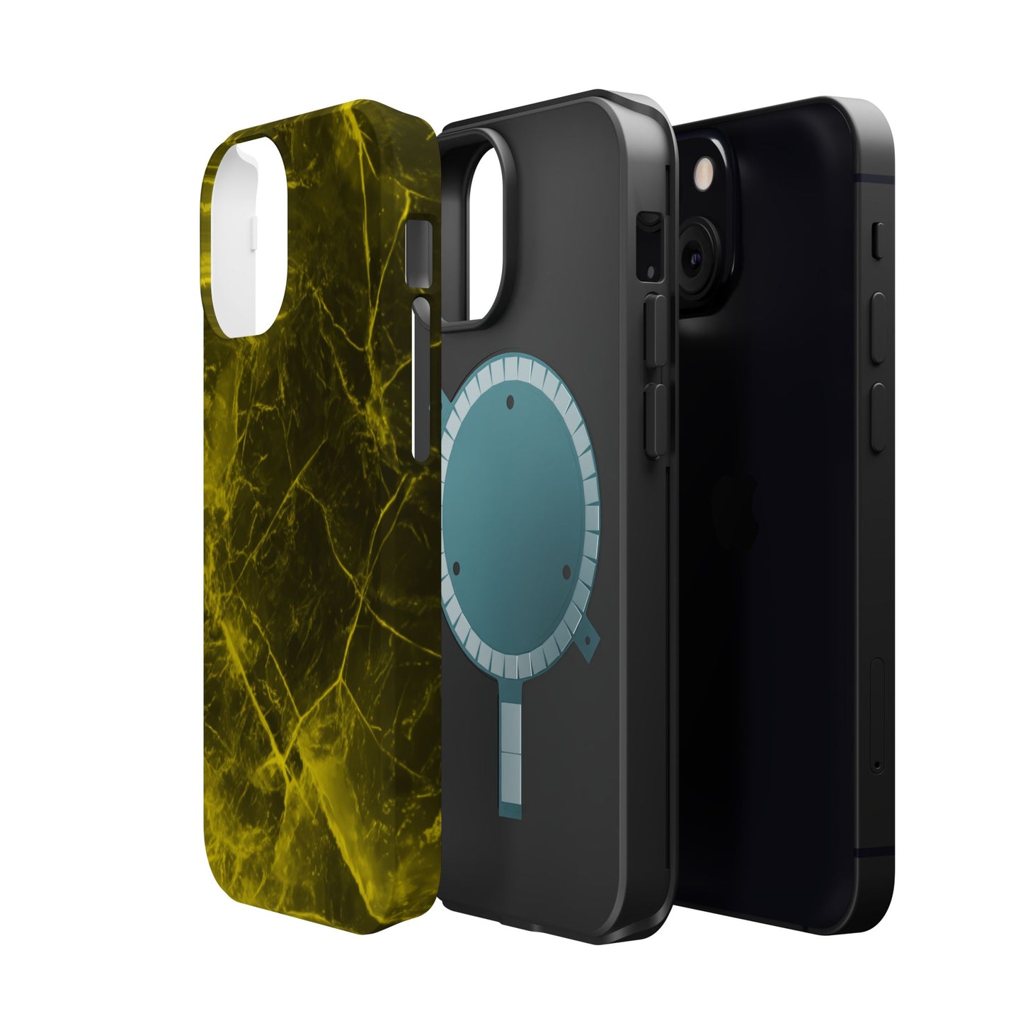 Marble Magnetic Tough Case for iPhone - Stylish Protection