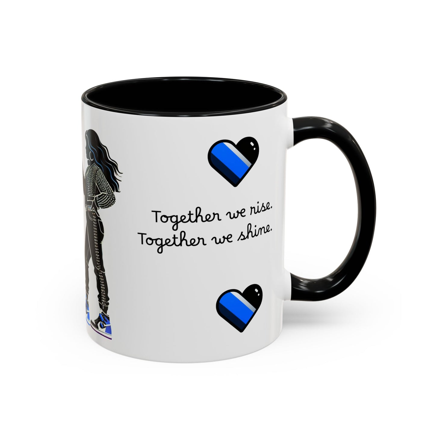 Sassy Sisterhood Accent Coffee Mug - 11 & 15oz Love & Friendship Gift