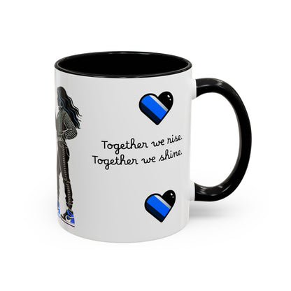 Sassy Sisterhood Accent Coffee Mug - 11 & 15oz Love & Friendship Gift