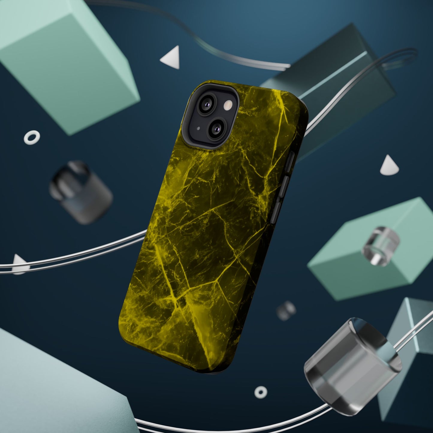 Marble Magnetic Tough Case for iPhone - Stylish Protection