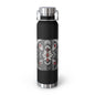 Stylish Floral Insulated Water Bottle - 22oz Copper Vacuum Flask