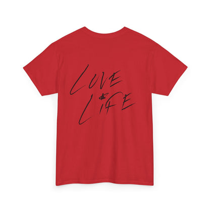 Graphic Tee - Mikeal X 'LOVE & LIFE' for Inspirational Vibes