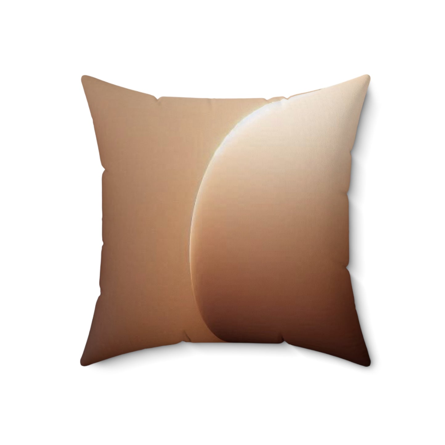 Modern Brown Throw Pillow