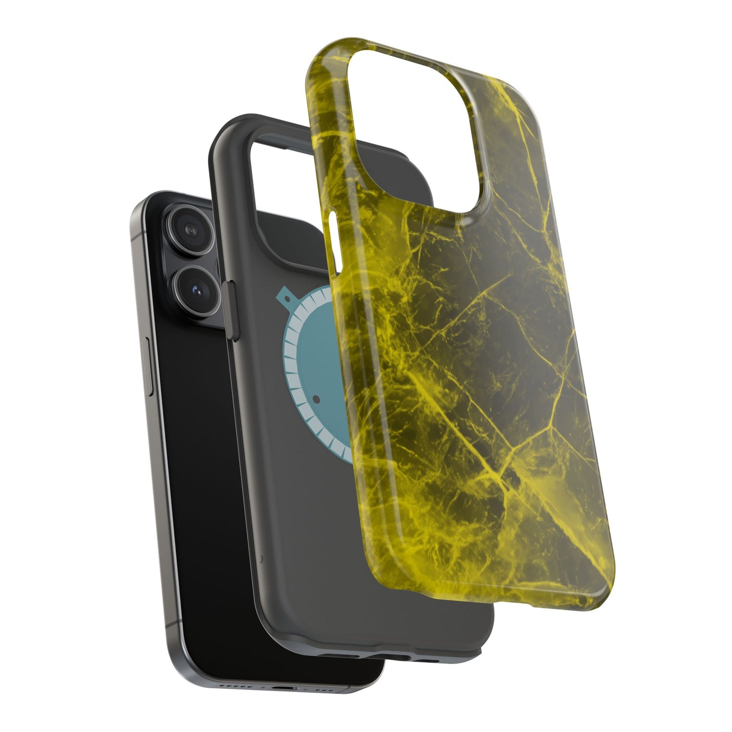 Marble Magnetic Tough Case for iPhone - Stylish Protection